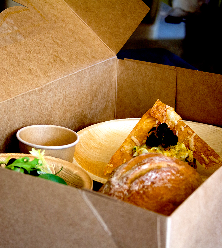 luxe take away delivery verpakkingen Auberge Navet Apeldoorn
